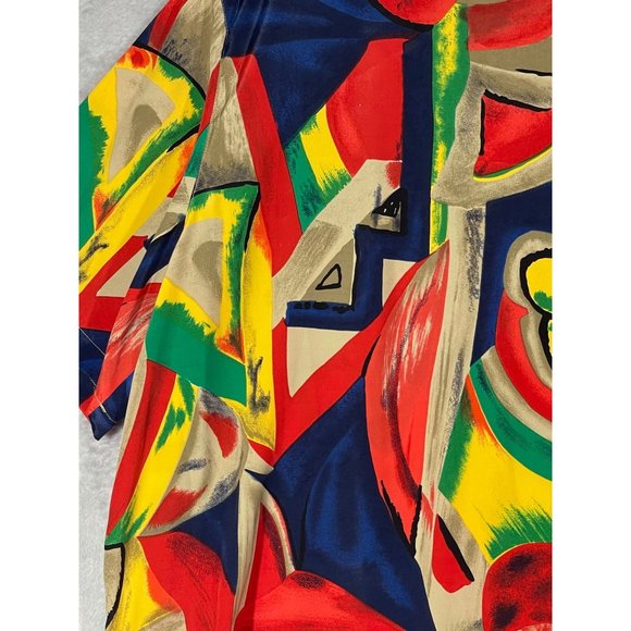 Alfred Dunner womens plus size 18W Blouse multi-color 3 bottons on back pre-owne - Picture 7 of 16